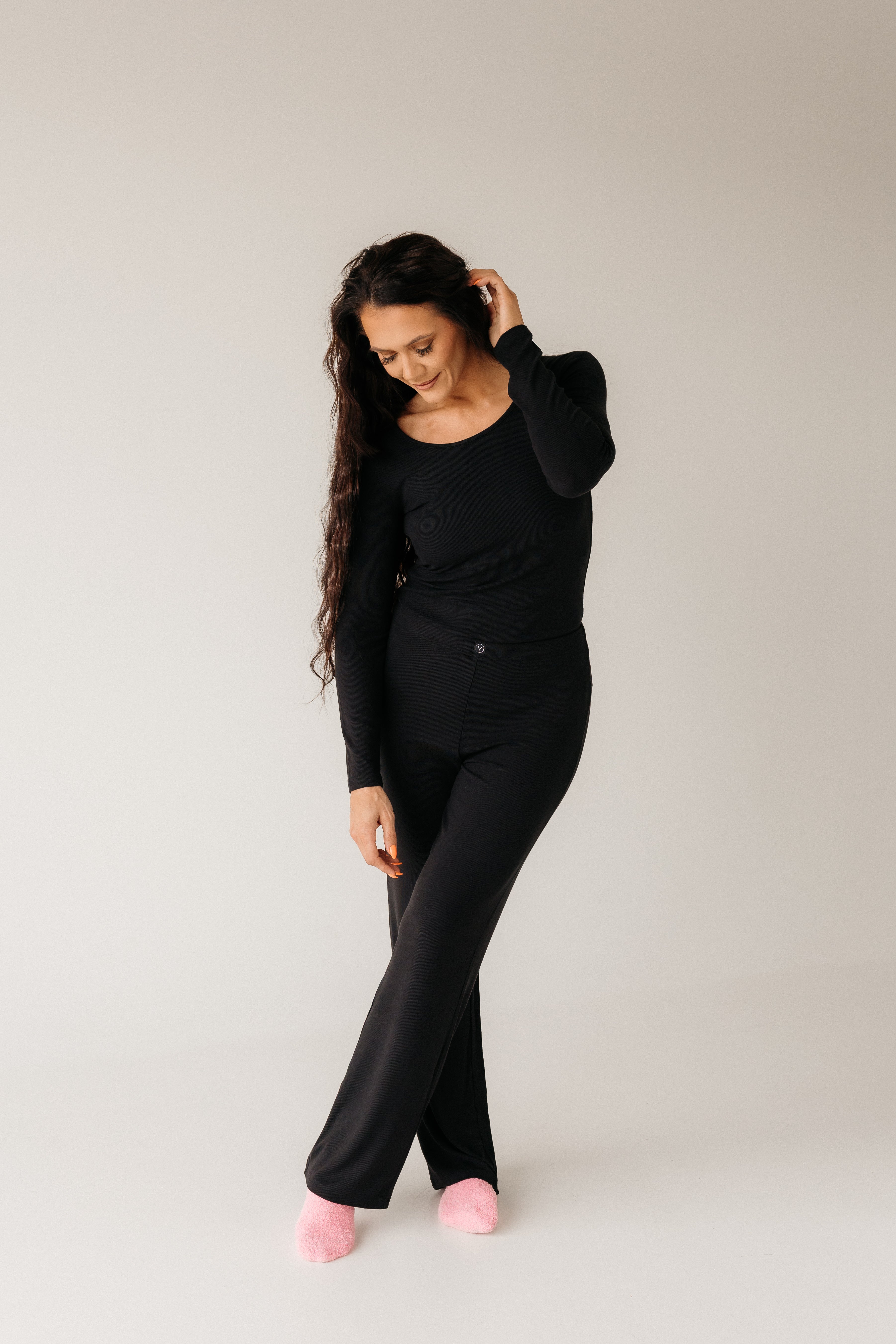 Vilma Home Náttföt Ribbed Bambus