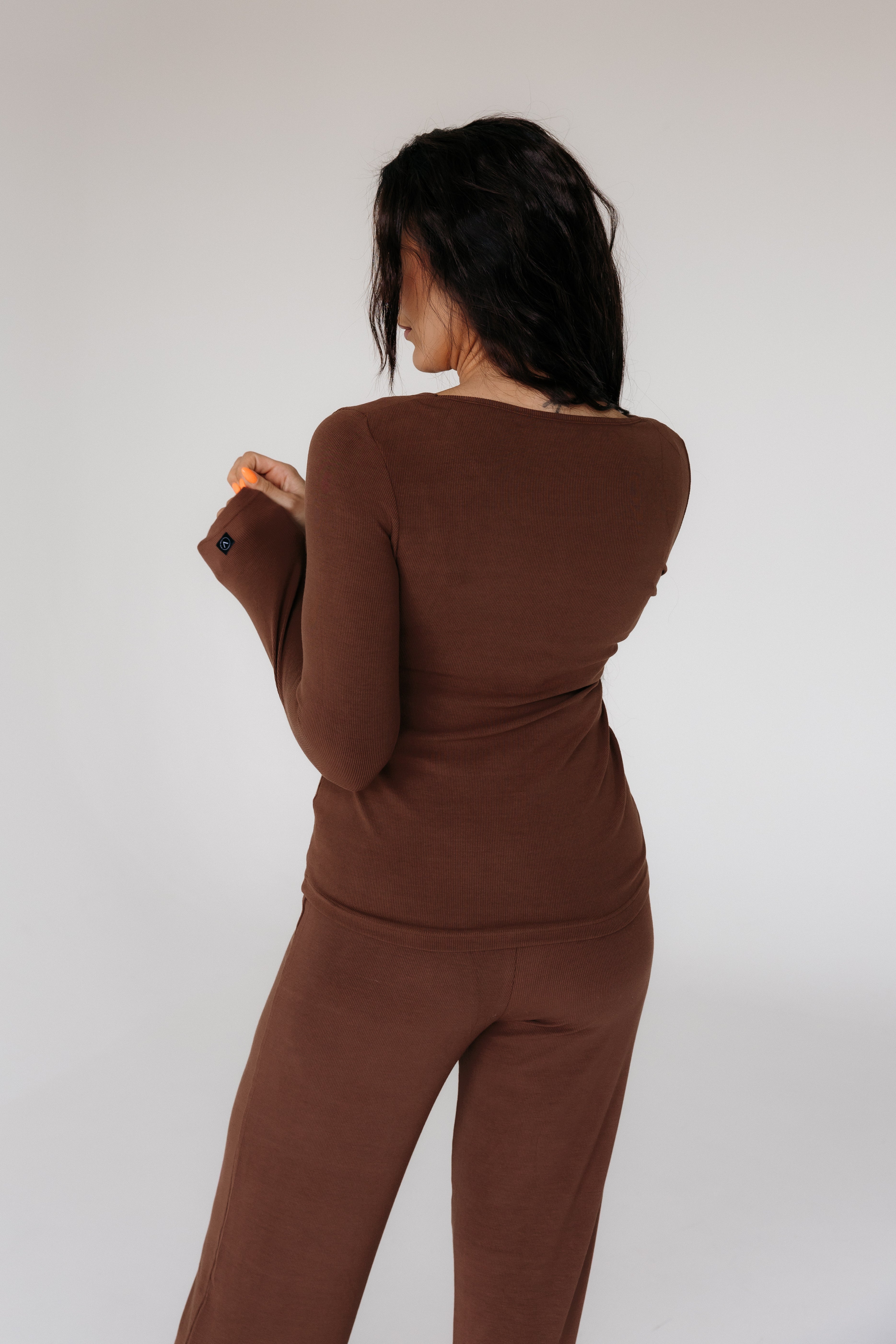 Vilma Home Náttföt Ribbed Bambus