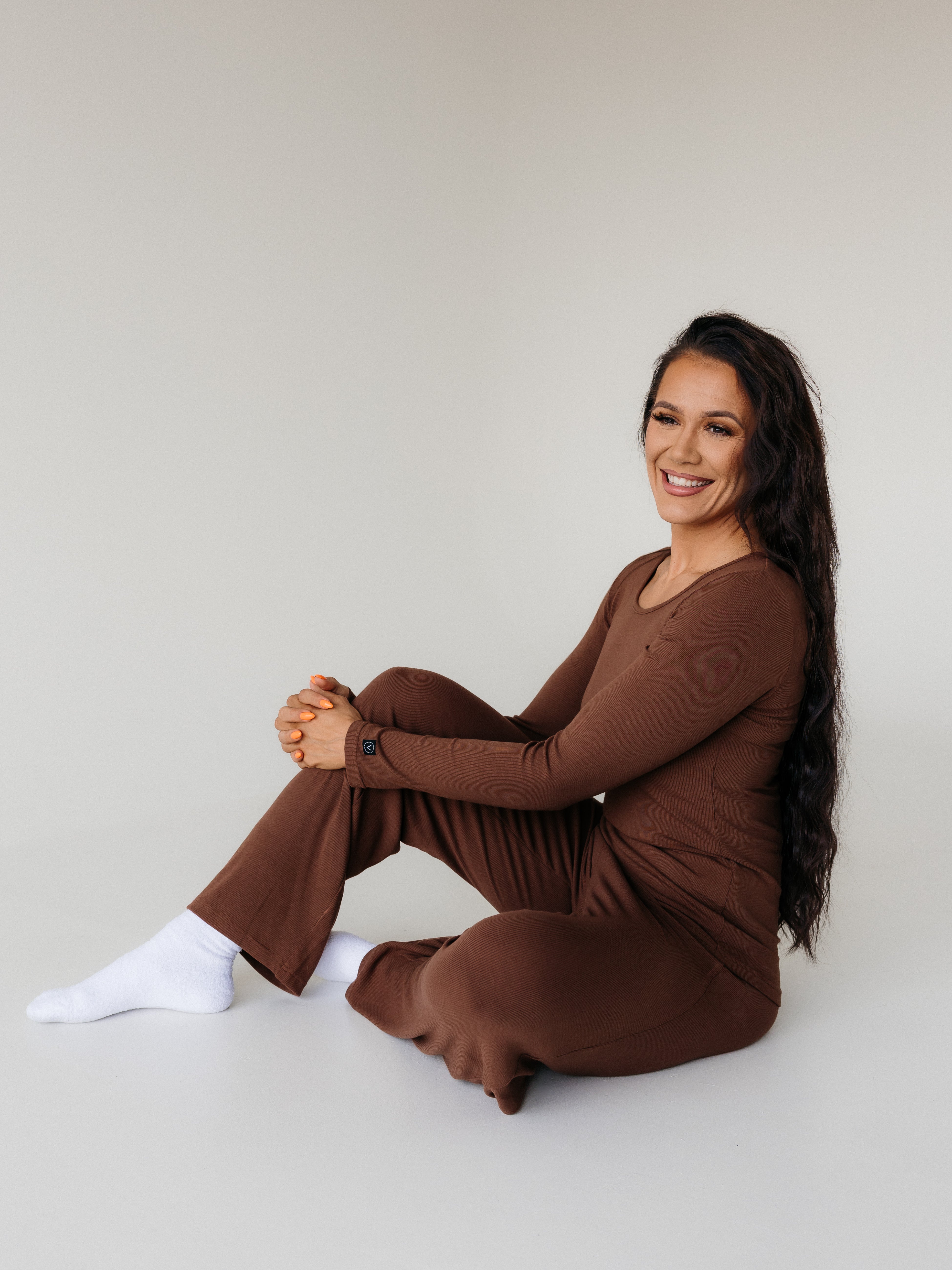 Vilma Home Náttföt Ribbed Bambus