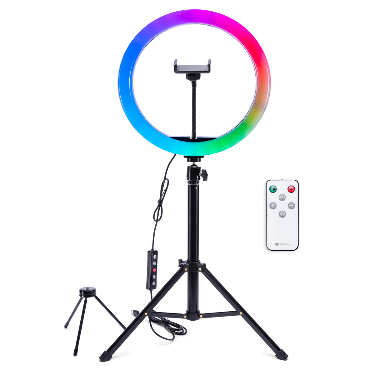 Rio Studio RGB – 12″ LED hringljós með þrífæti