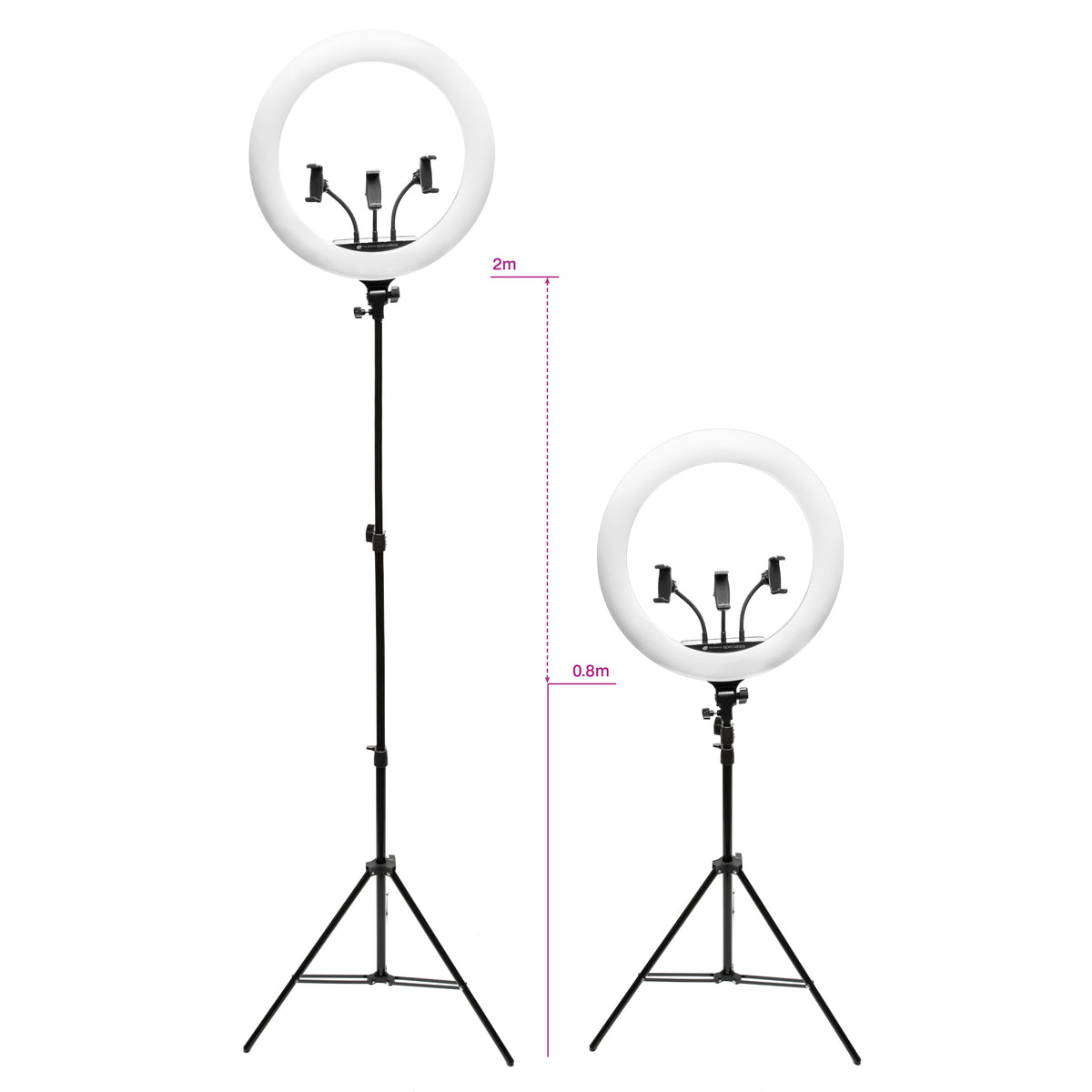Rio Professional – 18″ LED hringljós með þrífæti
