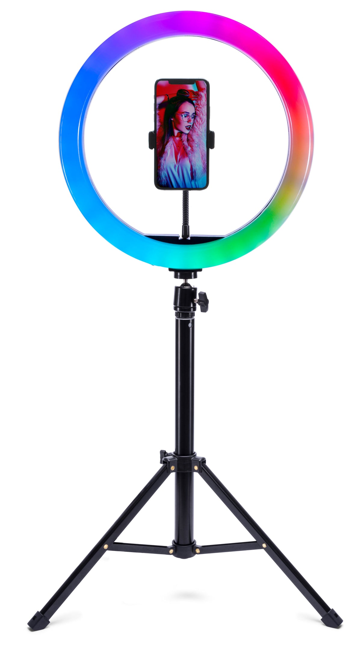 Rio Studio RGB – 12″ LED hringljós með þrífæti