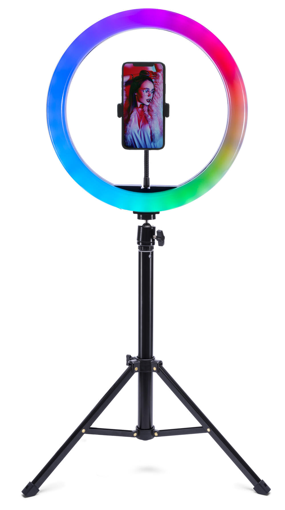 Rio Studio RGB – 12″ LED hringljós með þrífæti