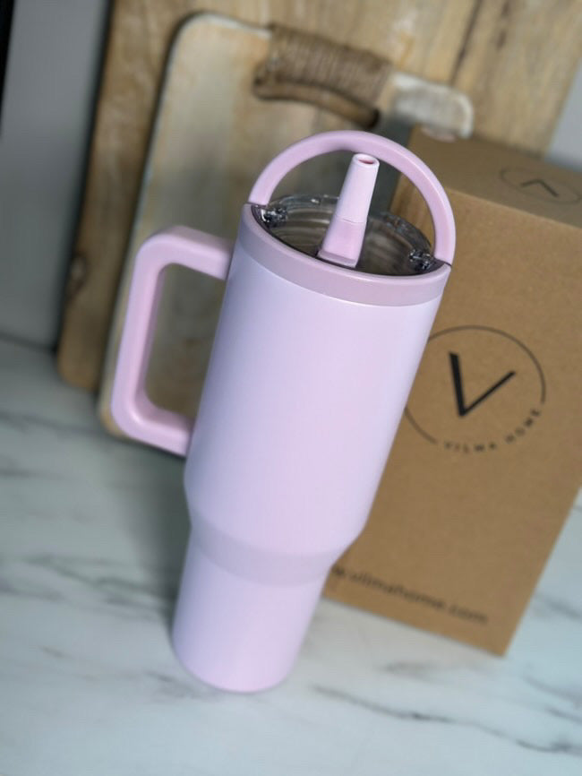 Vilma Home Hydro Ljósbleikur 1200 ml / með handfangi á lokinu