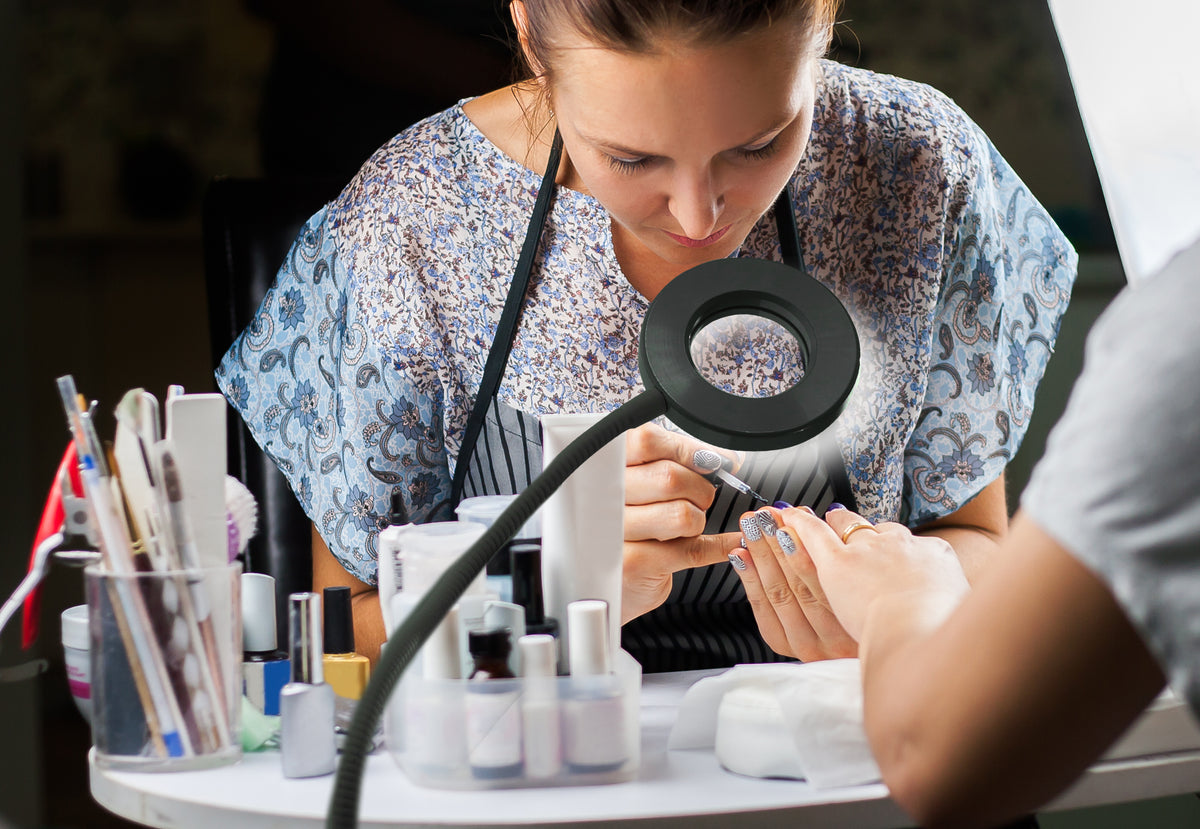 Rio Beauty Station – LED hringljós með klemmu