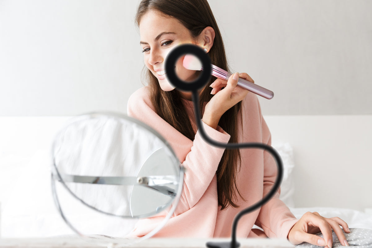 Rio Beauty Station – LED hringljós með klemmu
