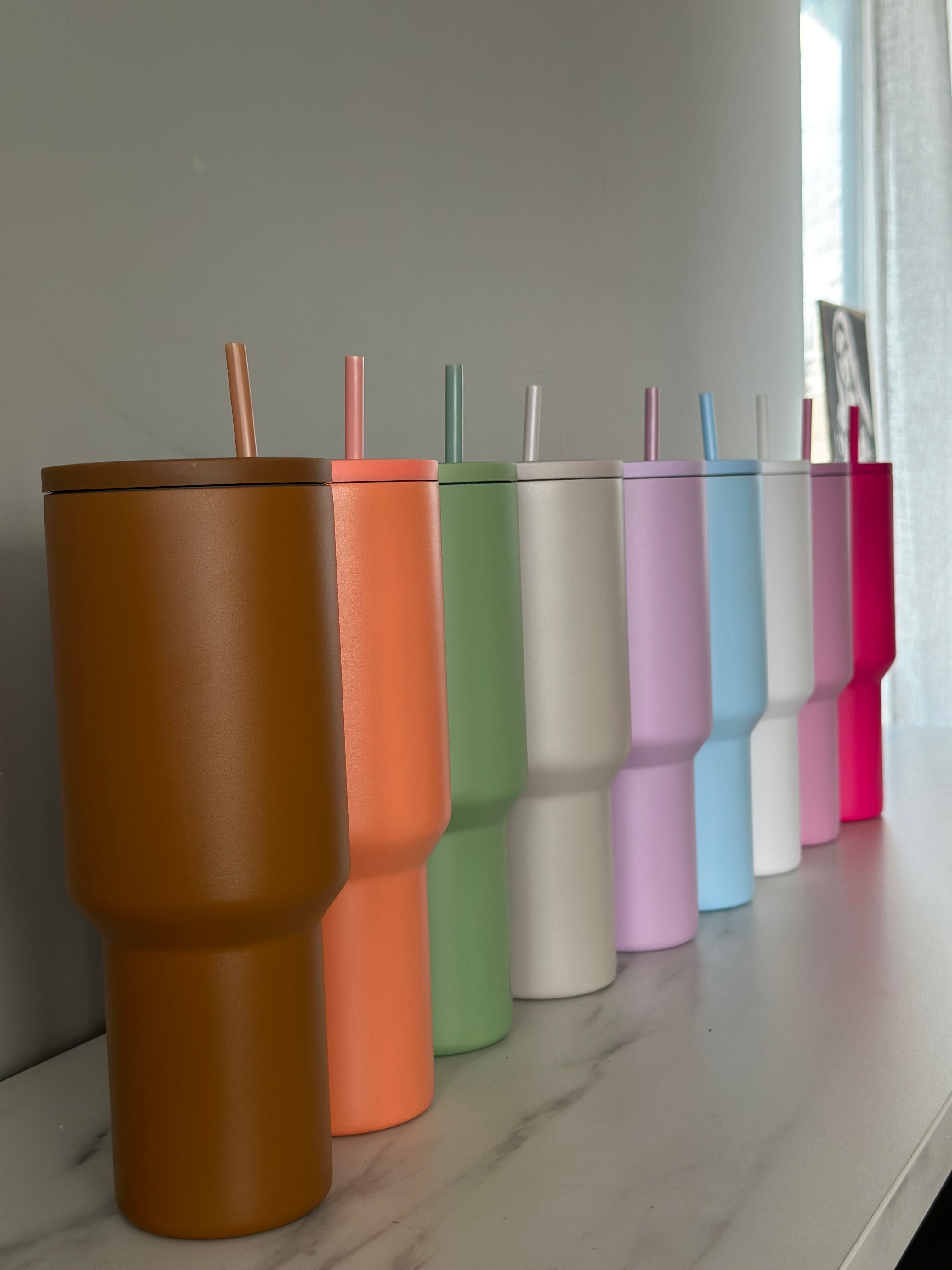 Vilma Home glas með haldi ljósblátt 1200ml