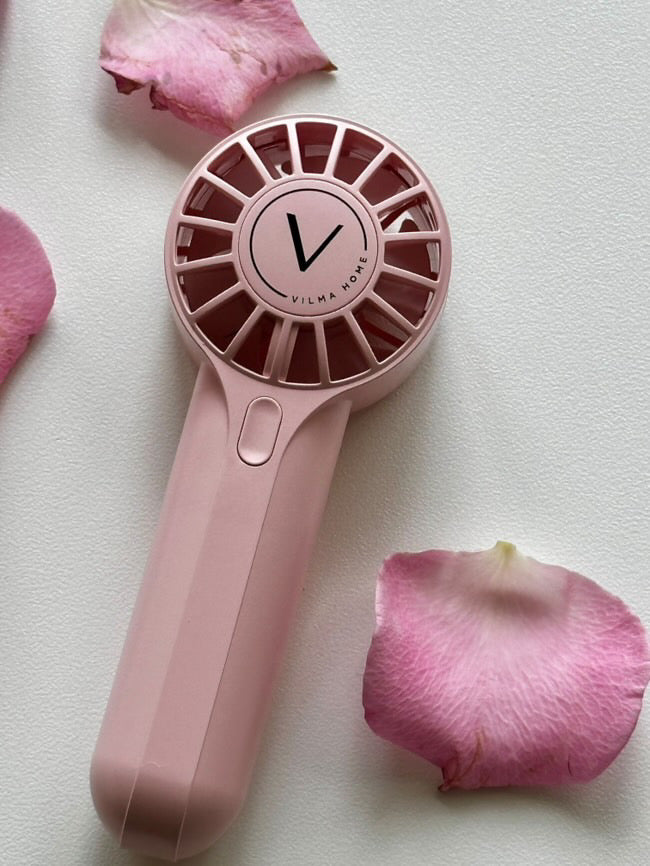 Vilma Home Beauty Fan bleik (andlitsvifta)