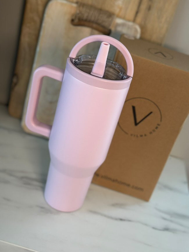 Vilma Home Hydro Ljósbleikur 1200 ml / með handfangi á lokinu