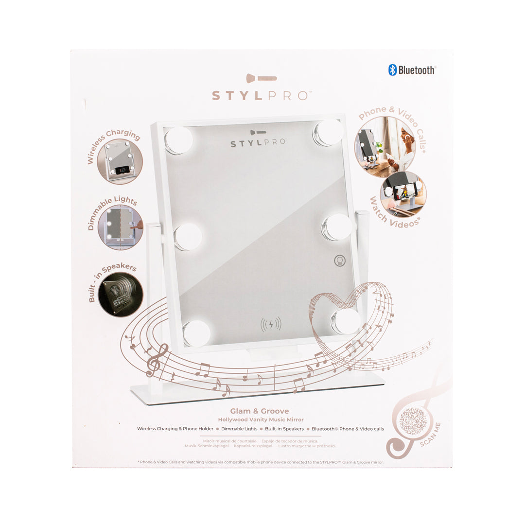 Stylpro Glam & Groove Hollywood Vanity Music spegill