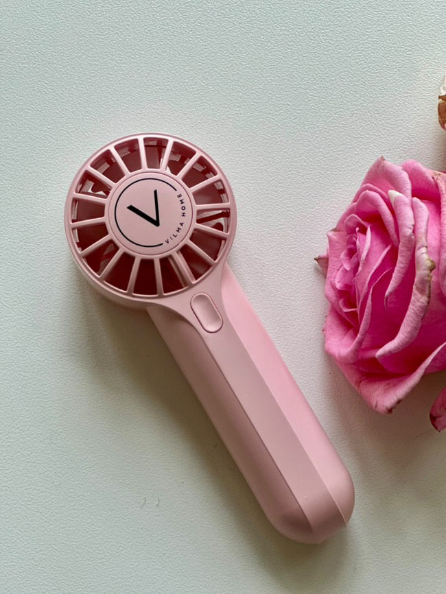Vilma Home Beauty Fan bleik (andlitsvifta)