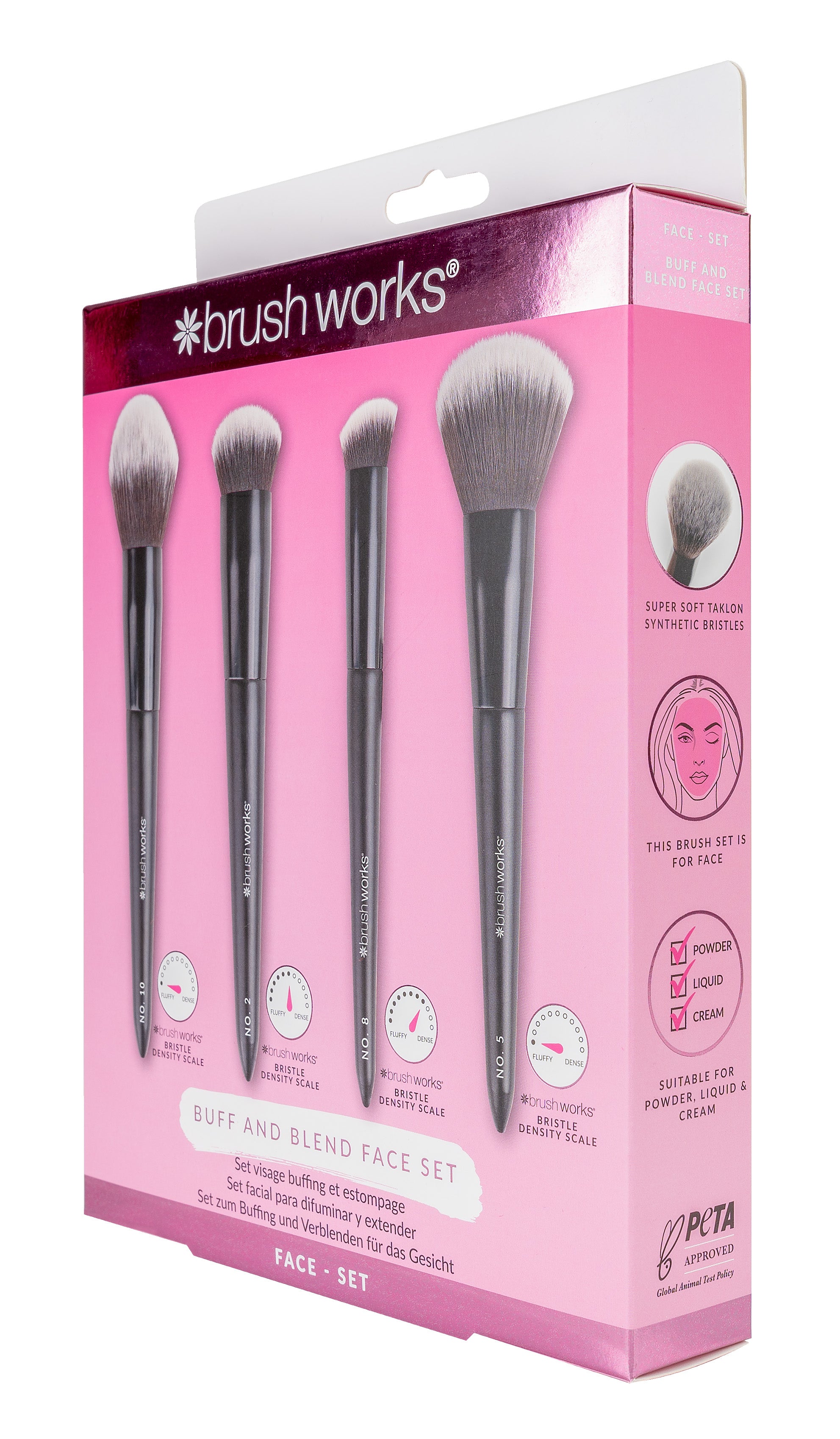 Brushworks Buff and Blend Face Set