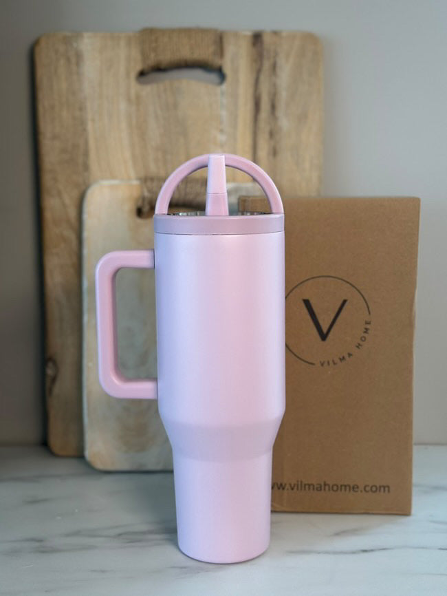 Vilma Home Hydro Ljósbleikur 1200 ml / með handfangi á lokinu