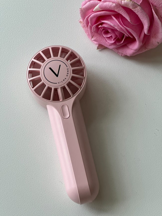 Vilma Home Beauty Fan bleik (andlitsvifta)