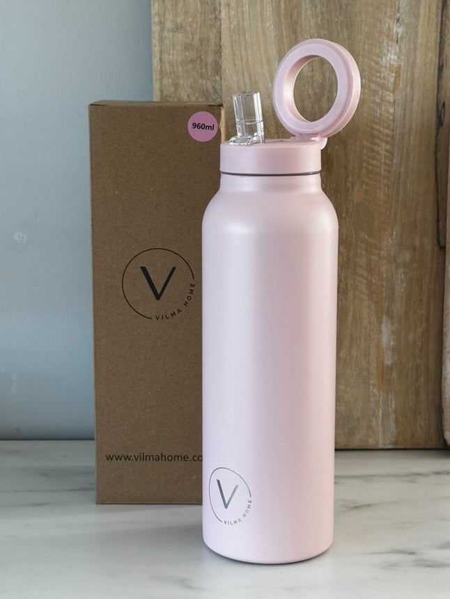 Vilma Home Brúsi með segli fyrir síma 960 ml Bleikur