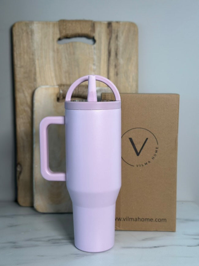 Vilma Home Hydro Ljósbleikur 1200 ml / með handfangi á lokinu
