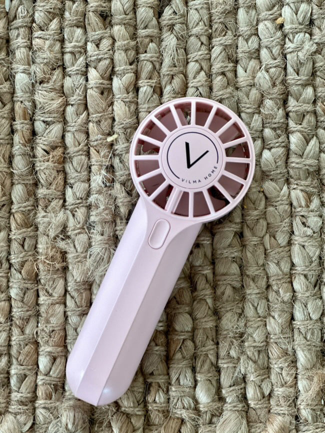 Vilma Home Beauty Fan bleik (andlitsvifta)