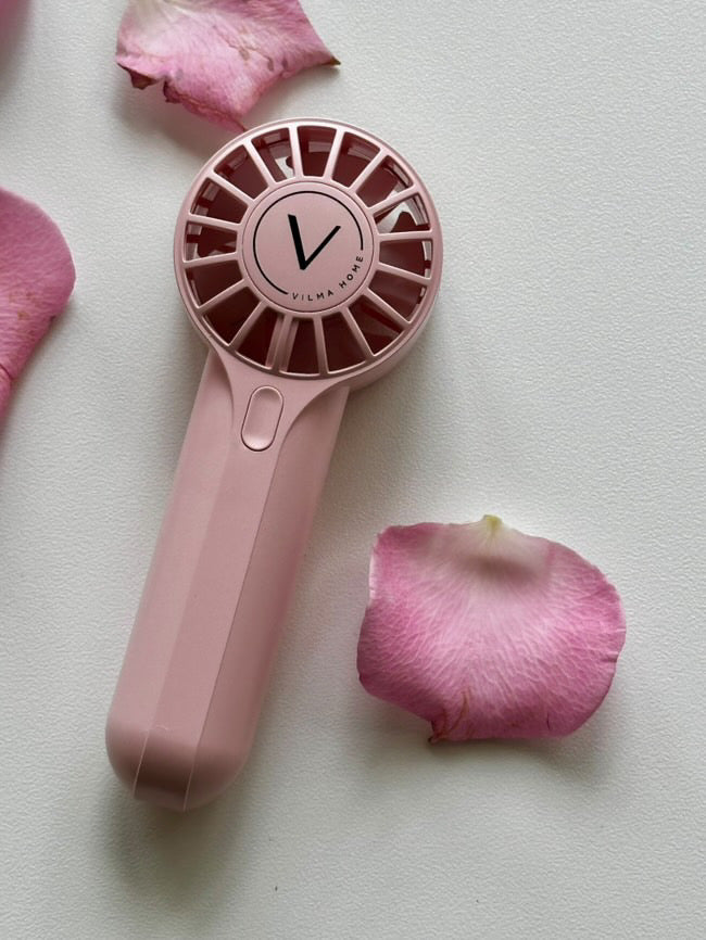 Vilma Home Beauty Fan bleik (andlitsvifta)