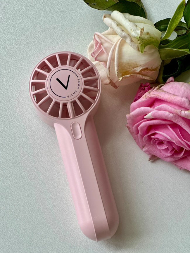 Vilma Home Beauty Fan bleik (andlitsvifta)