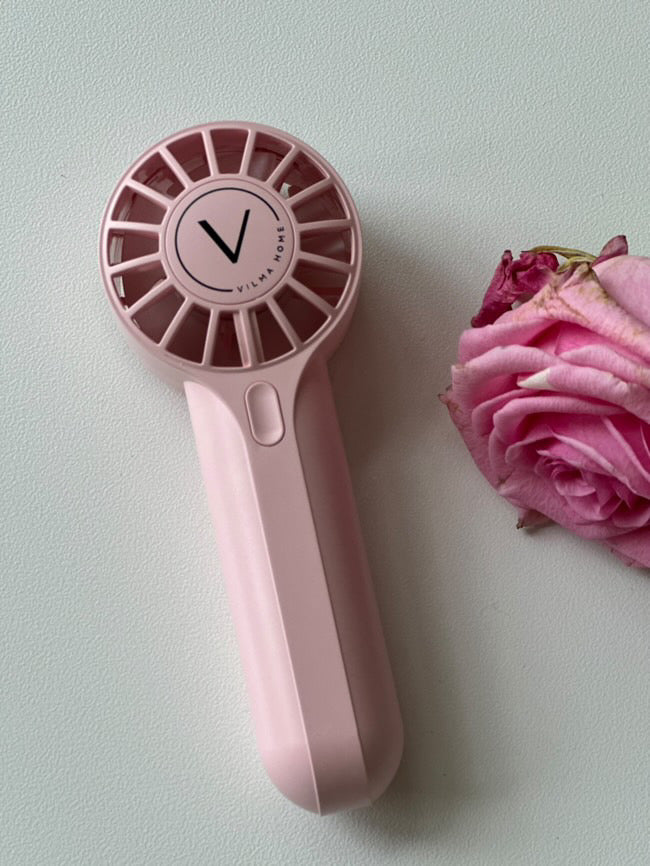 Vilma Home Beauty Fan bleik (andlitsvifta)