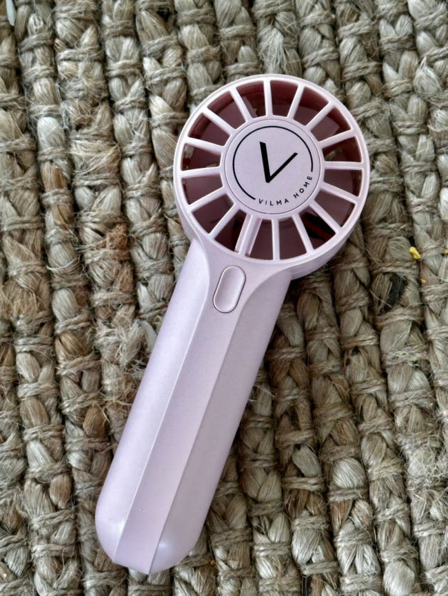 Vilma Home Beauty Fan bleik (andlitsvifta)