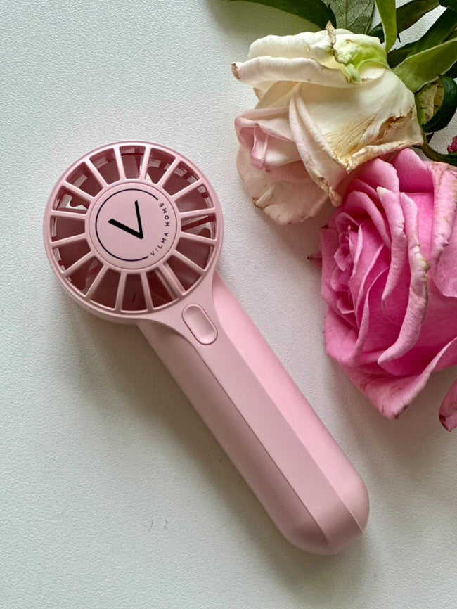 Vilma Home Beauty Fan bleik (andlitsvifta)