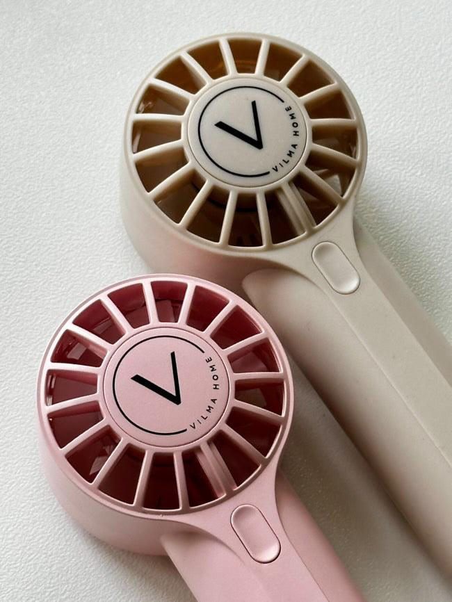 Vilma Home Beauty Fan bleik (andlitsvifta)