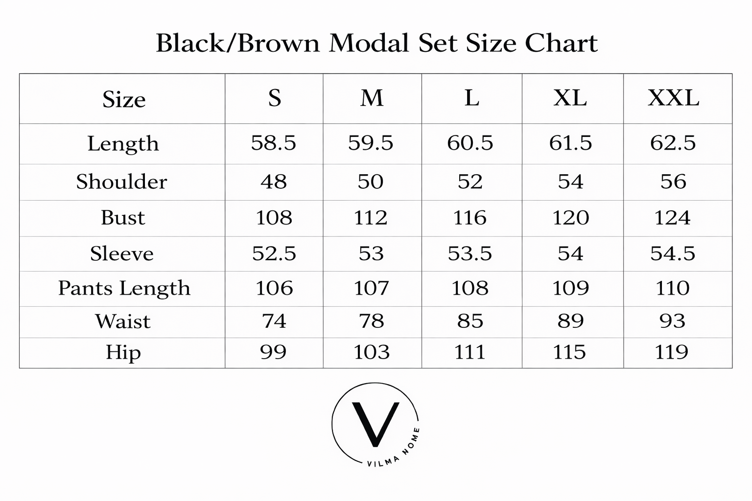 Vilma Home Náttföt úr Modal | Brúnt