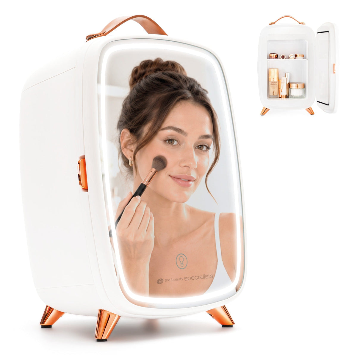 Rio Beauty – Snyrtivörukælir með spegli 6L